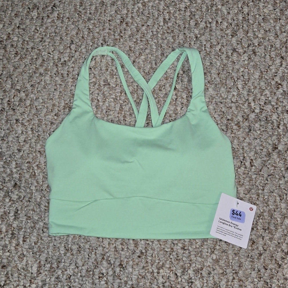 NWT Lululemon Energy Longline Bra Evolve CTRL Women's XS